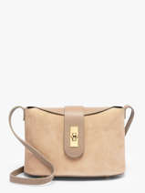 Cross Body Tas Velvet Caviar Leder Milano Beige velvet caviar VC25115